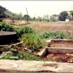 Biogas plant in a village watershed